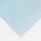 Silver Zee Turtles Blue Gradient Animal Fleece Deken (Hoek)