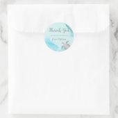 Silver Zee Turtles dank u Ronde Sticker (Tas)