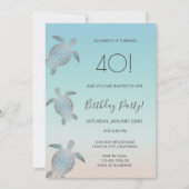 Silver Zee Turtles Kaart (Voorkant)