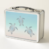 Silver Zee Turtles Turquoise Coastal (Achterkant)