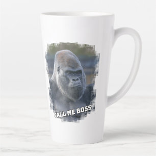 Silverback "Bel me baas" Latte Mok