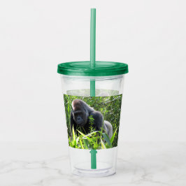 Silverback Gorilla - Acryltumbler Acryl Drinkbeker