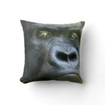 Silverback Gorilla Art Designer Pillow