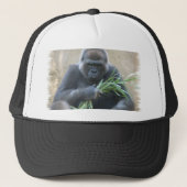 Silverback Gorilla Baseball Hat Trucker Pet (Voorkant)