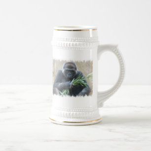 Silverback Gorilla Beer Stein Bierpul