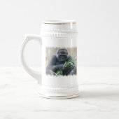 Silverback Gorilla Beer Stein Bierpul (Links)