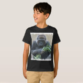 Silverback Gorilla Black Mannen T-Shirt (Voorkant volledig)