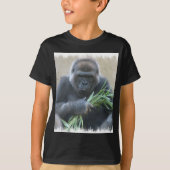 Silverback Gorilla Black Mannen T-Shirt (Voorkant)