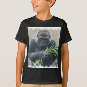 Silverback Gorilla Black Mannen T-Shirt