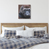 Silverback Gorilla Canvas Afdruk (Insitu (Slaapkamer))