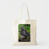 Silverback gorilla-canvas tas (Voorkant)