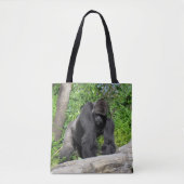 Silverback Gorilla Canvas tas (Voorkant)