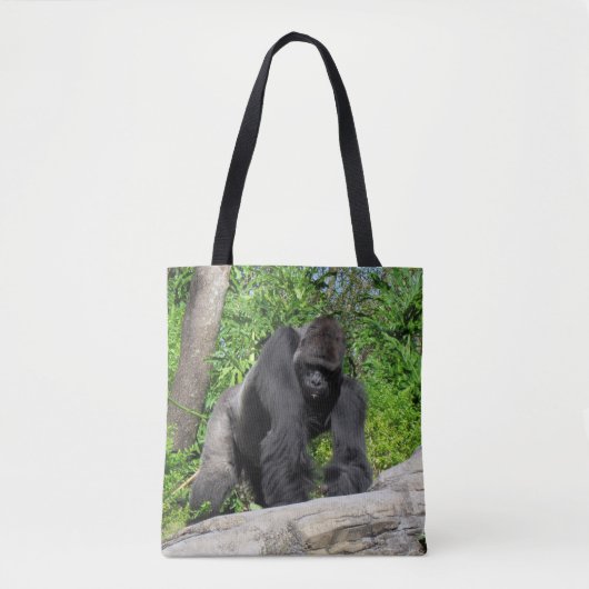 Silverback Gorilla Canvas tas (Voorkant)