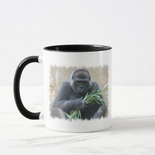 Silverback Gorilla Coffee Mok (Links)