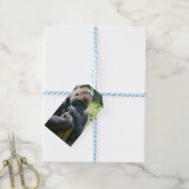 Silverback Gorilla en zijn portemonnee Cadeaulabel (Met Touw)