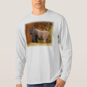 Silverback Gorilla Foto Long Sleeve T-Shirt