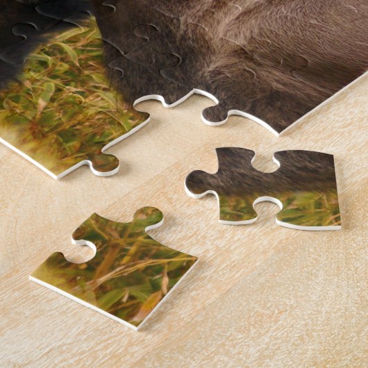 Silverback Gorilla Foto Puzzle Legpuzzel (Zijkant)