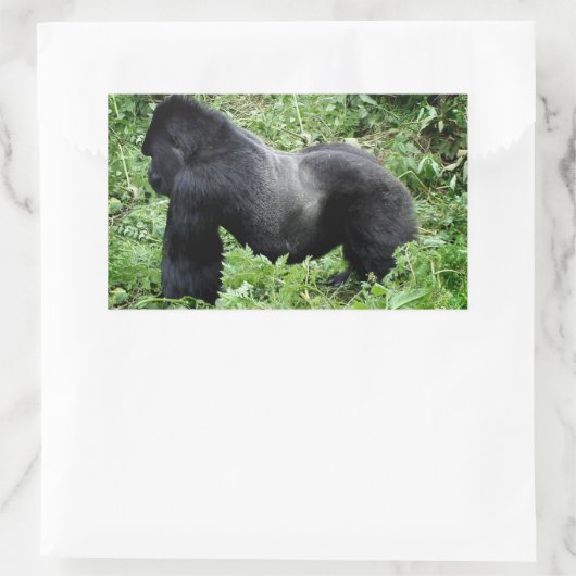 Silverback gorilla foto sticker (Tas)