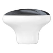 Silverback Gorilla Geel en Groen Geometrisch Keramische Knop (Zijkant)