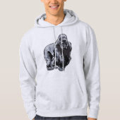 Silverback Gorilla Hoodie (Voorkant)