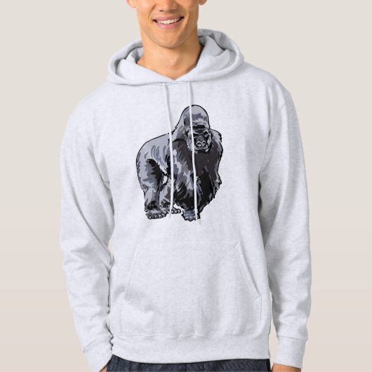 Silverback Gorilla Hoodie (Voorkant)