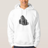 Silverback Gorilla Hoodie ゴリラのパーカー (Voorkant)