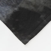 Silverback Gorilla in diep denkend Fleece Deken (Hoek)