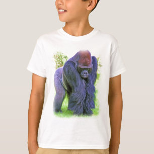 Silverback Gorilla in olie T-shirt