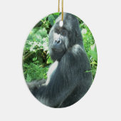 silverback Gorilla Keramisch Ornament (Rechts)