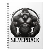 Silverback Gorilla Logo Notitieblok Notitieboek (Voorkant)