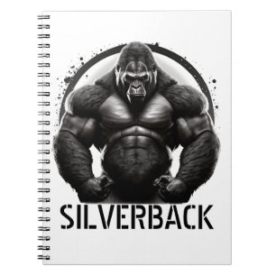Silverback Gorilla Logo Notitieblok Notitieboek