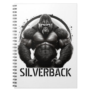 Silverback Gorilla Logo Notitieblok Notitieboek