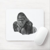Silverback gorilla mouse pad ゴリラのマウスパッド muismat (Met muis)