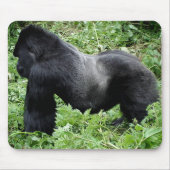 Silverback gorilla mousepad muismat (Voorkant)