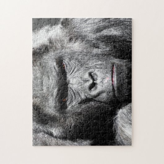 Silverback Gorilla: Niet tegen me aankijken, puzzl Legpuzzel (Verticaal)