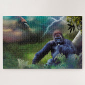 SILVERBACK GORILLA OERWOUD ENLIGHTENTIE LEGPUZZEL (Horizontaal)