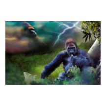 SILVERBACK GORILLA OERWOUD ENLIGHTENTIE