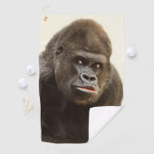 Silverback gorilla-portret golfhanddoek (Insitu)