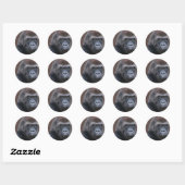 Silverback Gorilla Ronde Sticker (Vel)