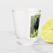 Silverback Gorilla Shot glass Glas (Links)