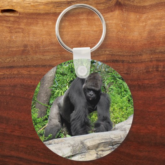 Silverback Gorilla Sleutelhanger (Voorkant)