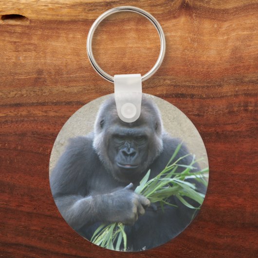 Silverback Gorilla Sleutelhanger (Voorkant)
