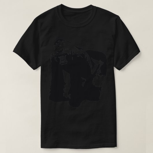 Silverback Gorilla T-shirt (Design voorkant)