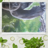 Silverback Gorilla Theedoek (Gevouwen)