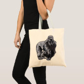 Silverback Gorilla Tote Bag (Voorkant (product))