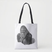 Silverback gorilla tote bag ゴリラのトートバッグ (Voorkant)