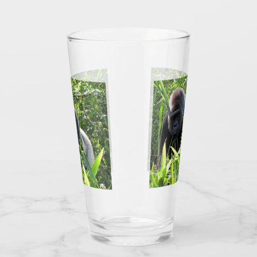 Silverback Gorilla Tumbler / Shaker Glas (Rechts)