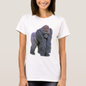 Silverback Gorilla, White Back (g2p2) T-shirt (Voorkant)