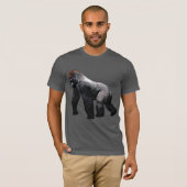 Silverback Gorilla Zoo Animal Primate T-shirt (Voorkant volledig)