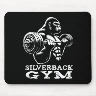 Silverback Gym Gorilla Gewichtheffen Workout Fitne Muismat